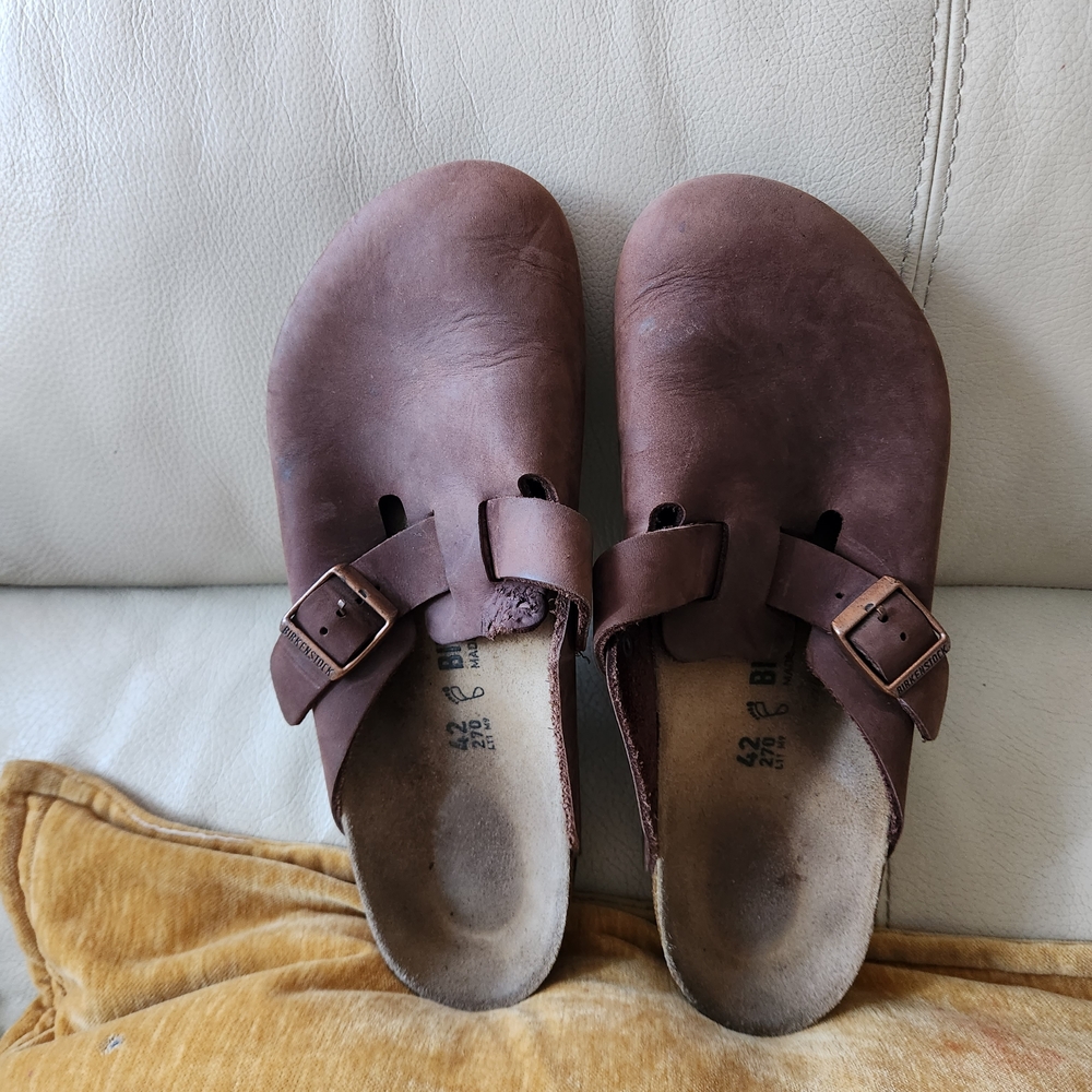 Birkenstock Brown Leather Loafers